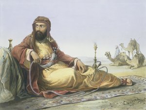 Een Arabier Rustend in de Woestijn, titelpagina uit 